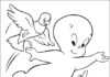 Duszek kolorowanka Casper the Friendly Ghost do druku i online