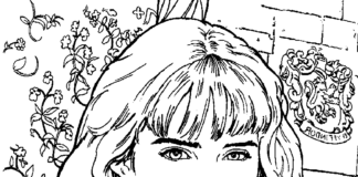 Dla dziewczyn - kolorowanka Hermiona Granger do druku harry potter online