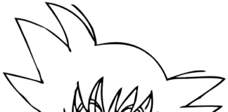 Son Gokū dla dzieci kolorowanka Son Gokū dla dzieci z dragnon ball do druku i online - pokoloruj je