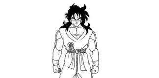Yamcha – postać anime kolorowanka Yamcha dragon ball do druku do wydrukowania