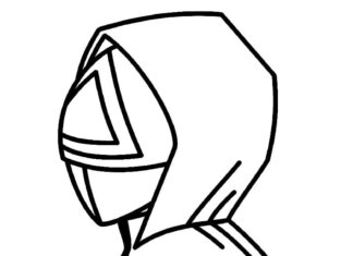 kolorowanka dzieci ze squid game do wydruku online - skłid game.