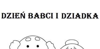 Dzień babci i dziadka dla dzieci Malowannka i kolorowanka dzien babci i dziadka do druku online dla dzieci
