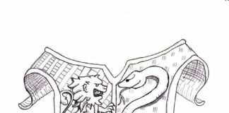 Malowanka kolorowanka herb gowardu do druku online