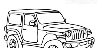 Renegade samochód terenowy kolorowanka jeep renegade do druku dla dzieci omline