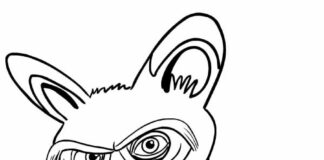 Mistrz Shifu dla dzieci kolorowanka kung fu panda Mistrz Shifu do druku dla dzieci