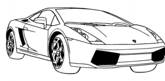 Gallardo – superszybkie auto kolorowanka lamborghini gallardo