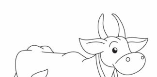 Mama z cielakiem kolorowanka mama z cielakiem do druku dla dzieci