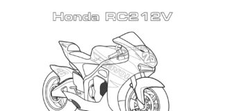 Motocykl na tor kolorowanka motocykl honda do druku