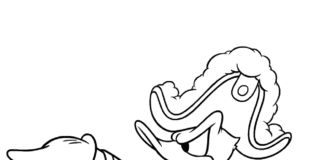 Napoleon Bonaparte z szablą kolorowanka napoleon bonaparte z szablą do druku jako kaczor donald