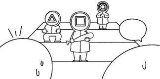 Zabawy ze Squid Game kolorowanka zabawy ze squid game