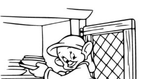 Zmywanie naczyń w kuchni kolorowanka zmywanie naczyń z bajki krolewna śnieżka do druku dla dzieci