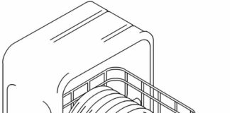Zmywarka do naczyń w kuchni kolorowanka zmywarka dla dzieci do druku