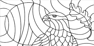 Ozdobny obraz ozdobny obraz kolorowanka do druku