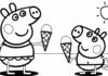 Peppa na lodach peppa na lodach kolorowanka online