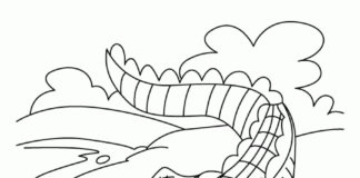 Prehistoryczne zwierzę Zwierzę - prehistoryczne zwierzę do druku kolorowanka ze zwierzatami