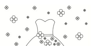 Suknia panny młodej suknia panny młodej kolorowanka online