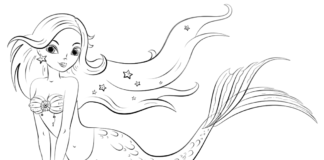Syrena z H2o syrena h2o kolorowanka online