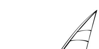 żeglarz na wodzie kolorowanka online