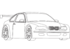 bmw na wyścigi kolorowanka online