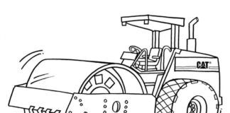 Duża maszyna drogowa duża maszyna drogowa kolorowanka online