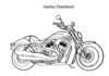 Motocykl Harley Davidson kolorowanka motocykl harley davidson do druku