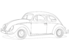 stare auto- garbus kolorowanka online