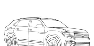 Suv nowej generacji suv nowej generacji kolorowanka online