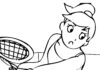 tennisistka kolorowanka online