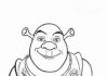 zielony ogier shrek kolorowanka online