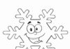 kolorowanka ze śnieżką do druku online dla dzieci
