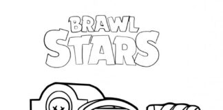 Kolorowanka online Brawl Stars