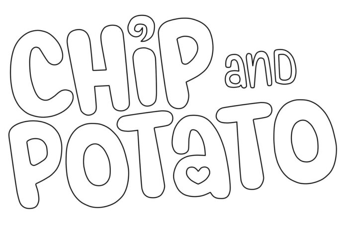 Kolorowanka online Logo Chip and potato