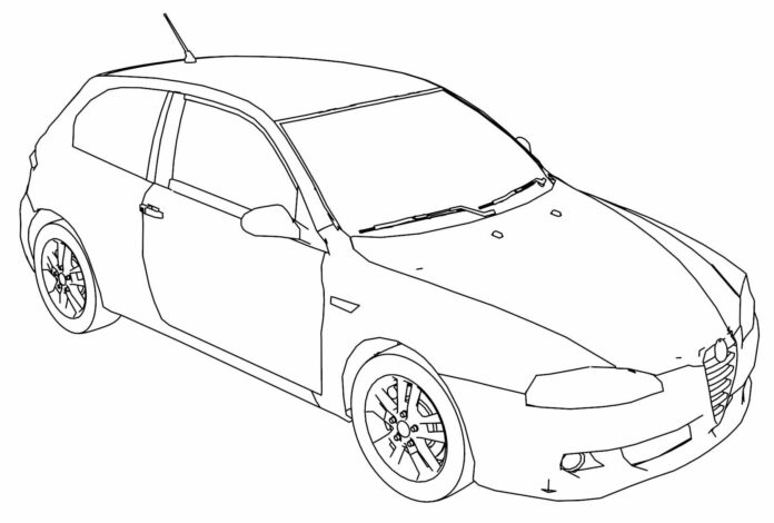 KOlorowanka online Alfa Romeo 147