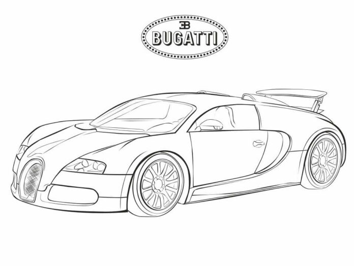 Koloroanka online Bugatti Divo