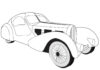 Bugatti Type 57S Kolorowanka online 1935 Bugatti Type 57S