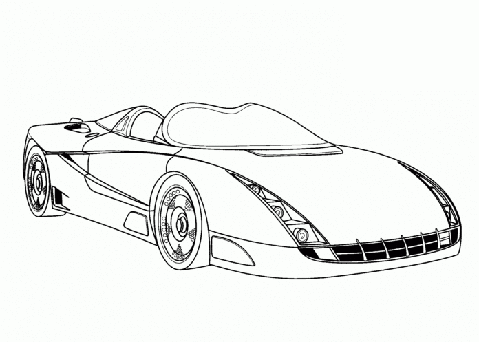 Kolorowanka online Alfa Romeo prototyp