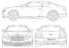 Kolorowanka online Bentley Continental GT