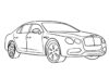 Kolorowanka online Bentley Flying Spur