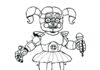 Kolorowanka online FNAF dla dziewczyn