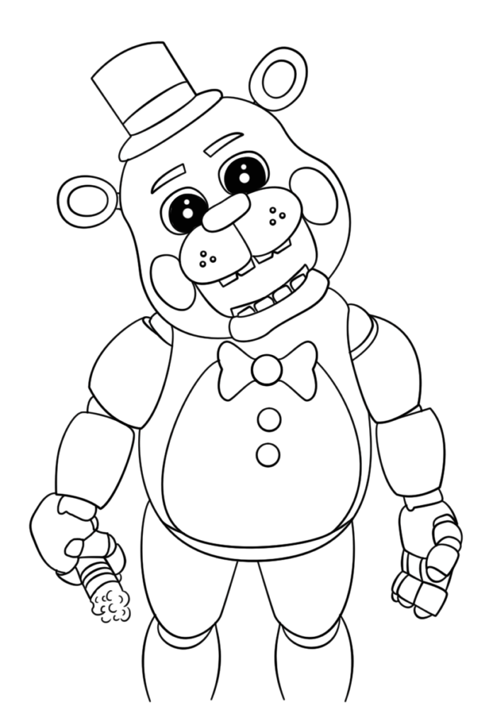 Kolorowanka online Five Nights at Freddy's