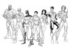 Justice League Kolorowanka online Justice League
