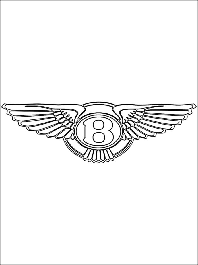 Kolorowanka online Logo Bentley