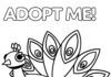Kolorowanka online Paw z Adopt Me