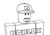 Kolorowanka online Roblox w czapeczce