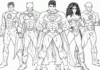 Superbohaterzy z Ligi Sprawiedliwości Kolorowanka online superbohaterzy z Ligi Sprawiedliwości