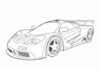 Samochód sportowy ze spoilerem Kolorowanka online Samochód sportowy ze spoilerem