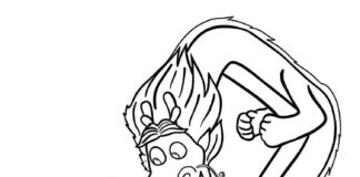 Smok Życzeń Kolorowanka online Smok Zyczen