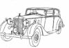 Kolorowanka online Zabytkowy samochód Rolls Royce