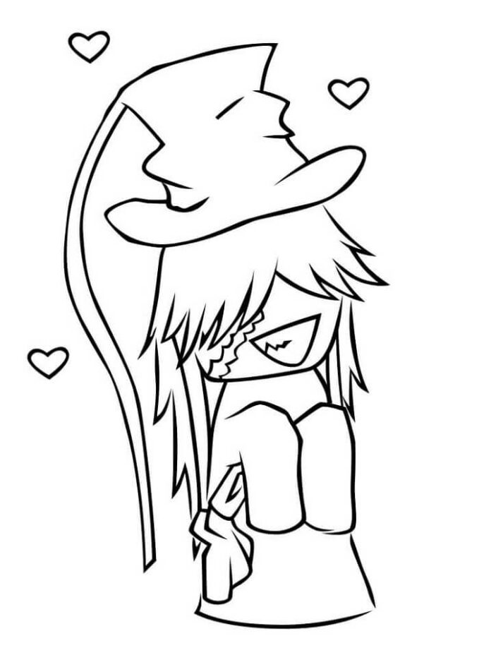 Kolorowanka Anime Black Butler dla dzieci do druku