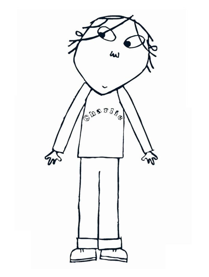 Kolorowanka Charlie and Lola dla dzieci do wydruku